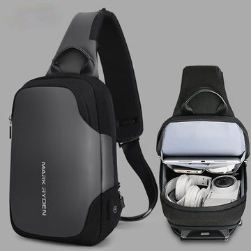 Anti-theft Sling Crossbody Bag Crossbody Bag Waterproof Men Sling Bag Fit 9.7 inch Ipad Fashion Shoulder Bag
